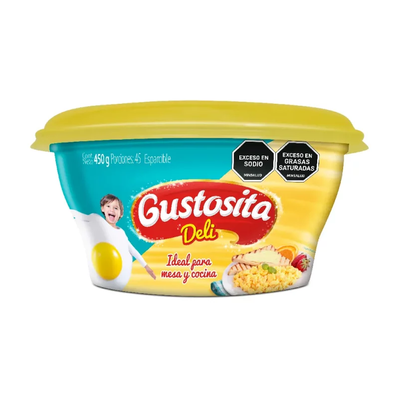 Margarina Gustosita Deli Con Sal x 450 g