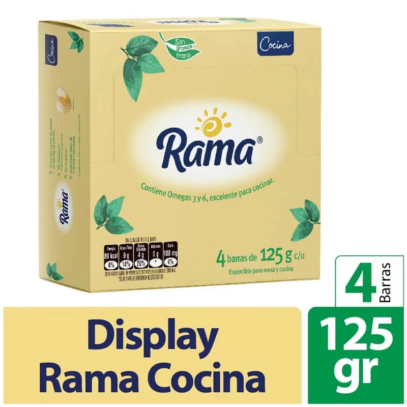 Margarina Rama Culinaria 4 x 125 g Barra