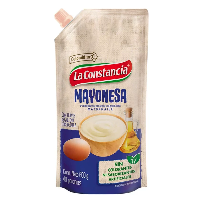 Mayonesa La Constancia Doypack 600 g