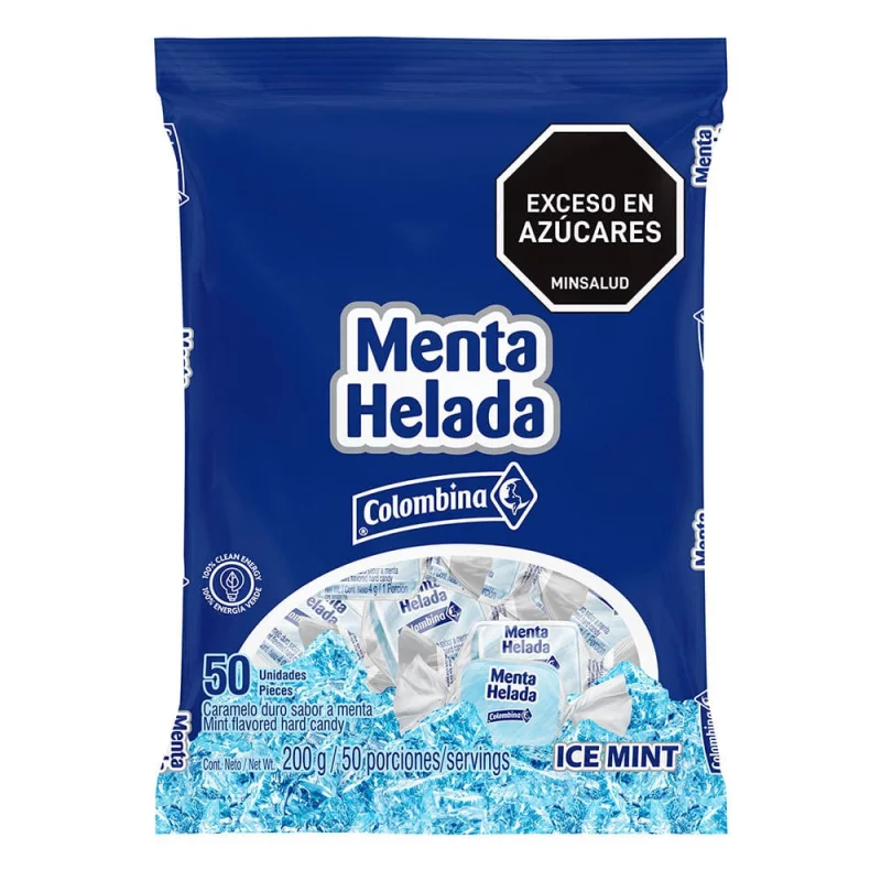 Menta Helada X50 und Colombina 200 g