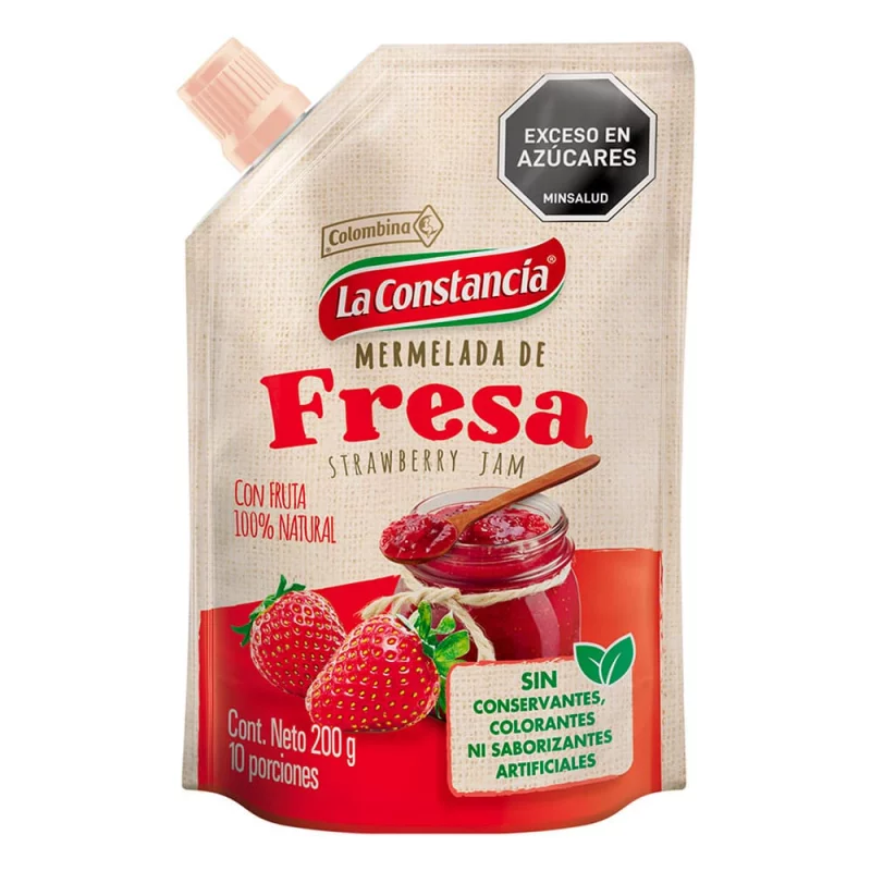 Mermelada La Constancia Fresa Doypack 200 g