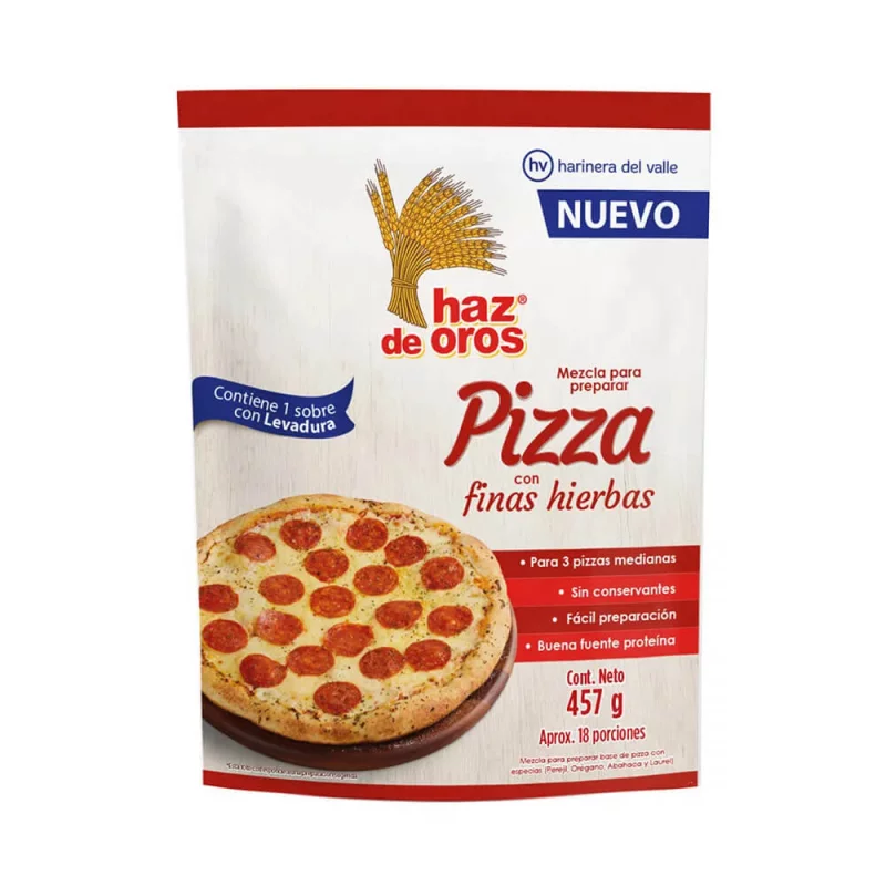 Mezcla Para Pizza Haz De Oros x 457 g