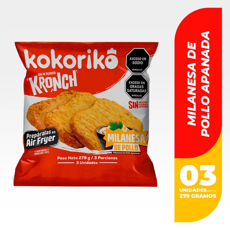 Milanesa De Pollo Kokoriko 279 g