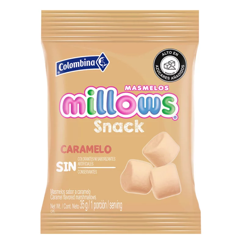 Millows Snack Caramelo x 35g
