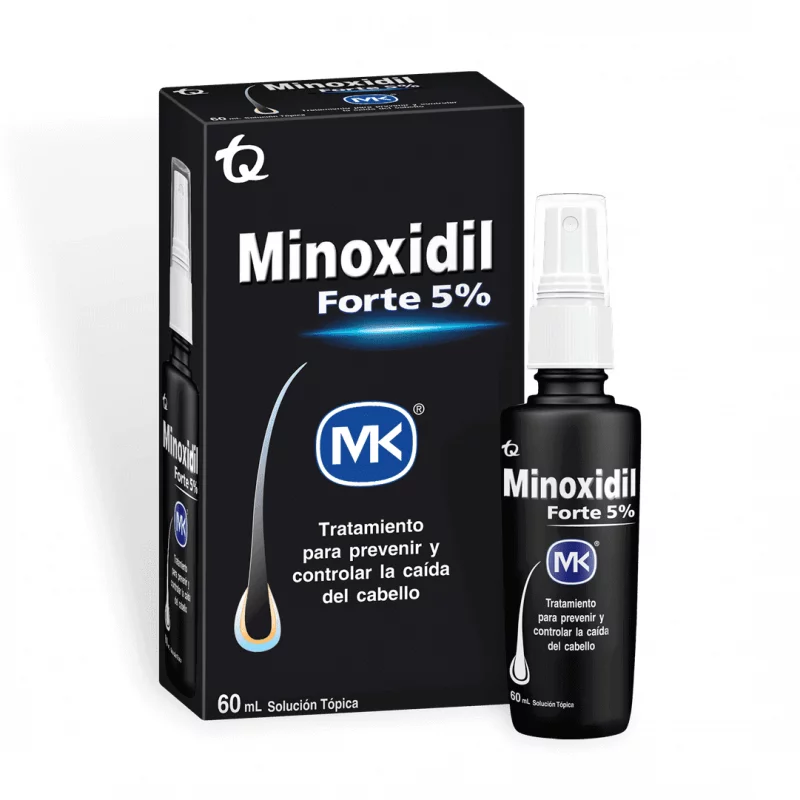 Minoxidil Mk Forte 5% x 60 ml Frasco
