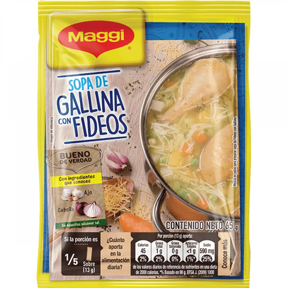 Misopa Maggi Gallina Fideos 65 g