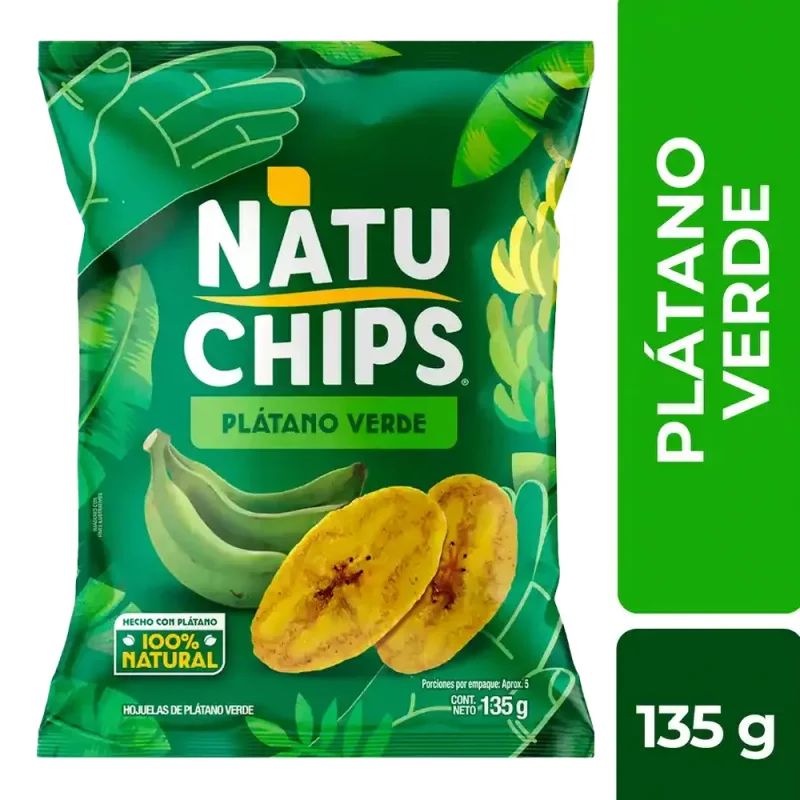Natuchips Frito Lay Plátano Verde 135 g