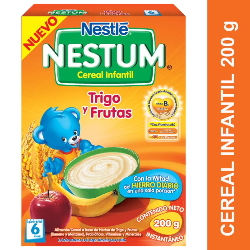 Nestum Trigo Frutas Hierro 200 g