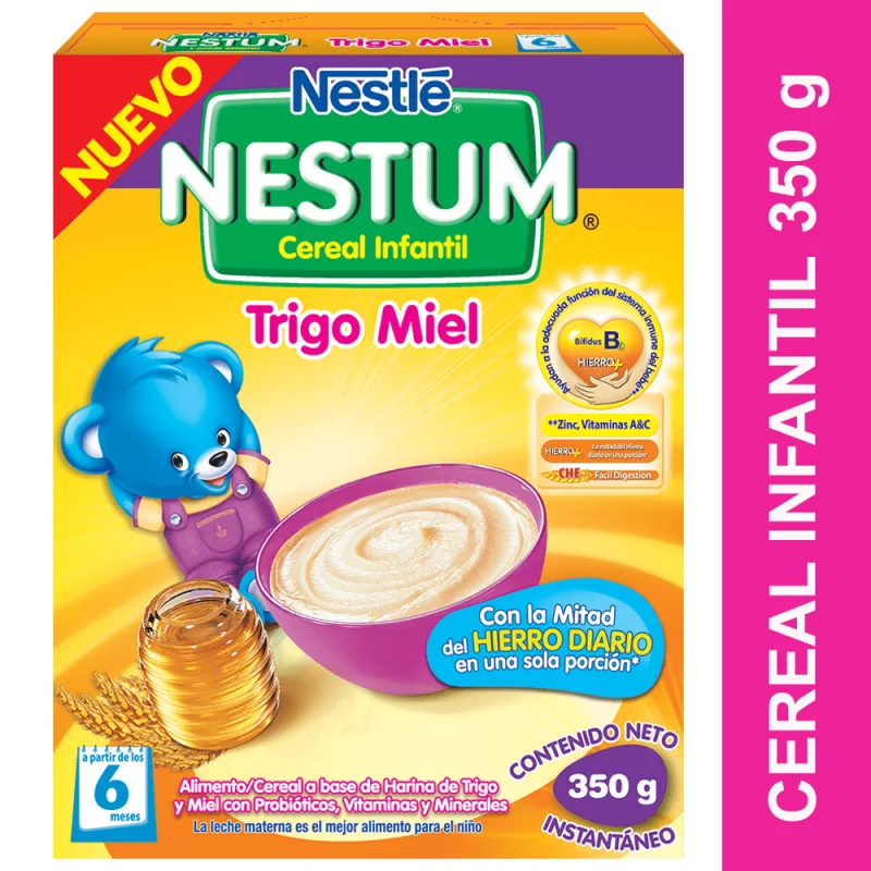 Nestum Trigo Miel Hierro 350 g