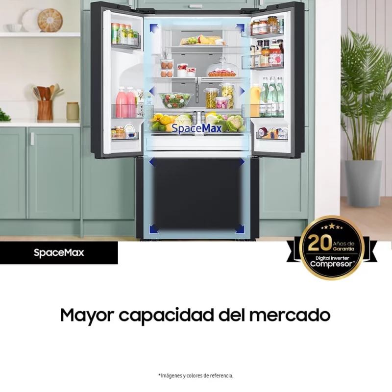 Nevecón Samsung 859 Litros Tipo Europe Negro RF32CG5410B1CO