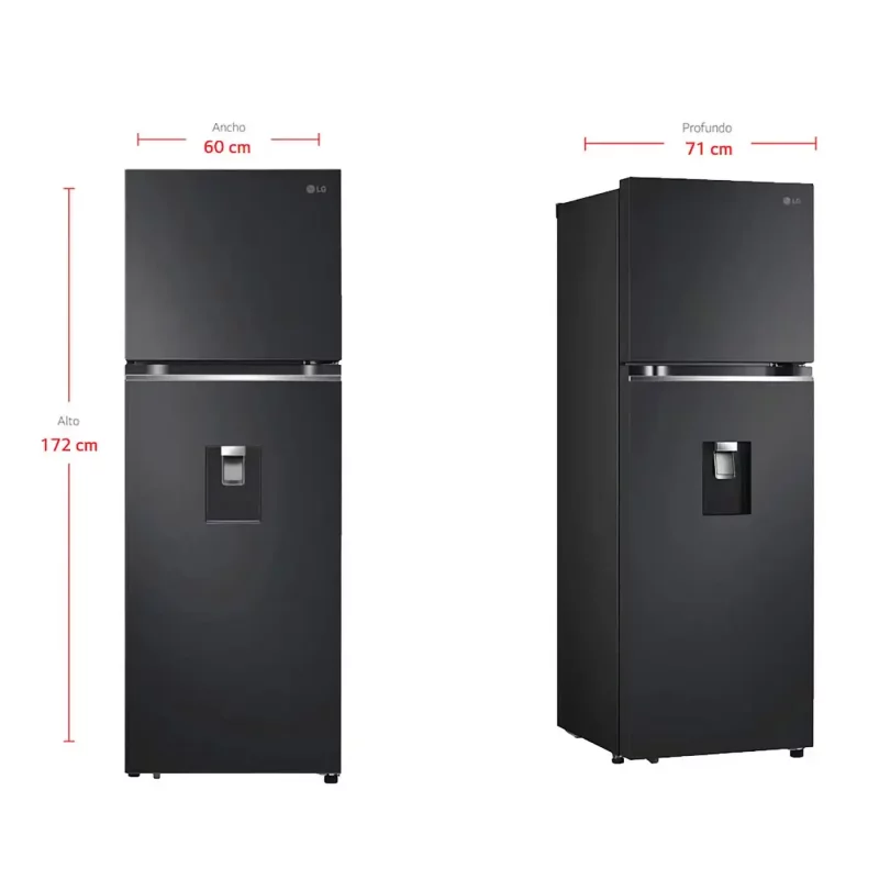 Nevera LG 334 Litros No Frost Negro VT34KPM.AEPCCLM