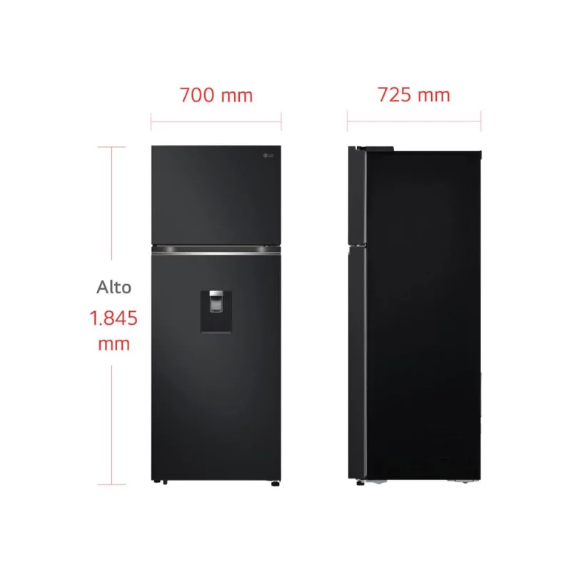 Nevera LG 459 Litros No Frost Negra VT45KPMC