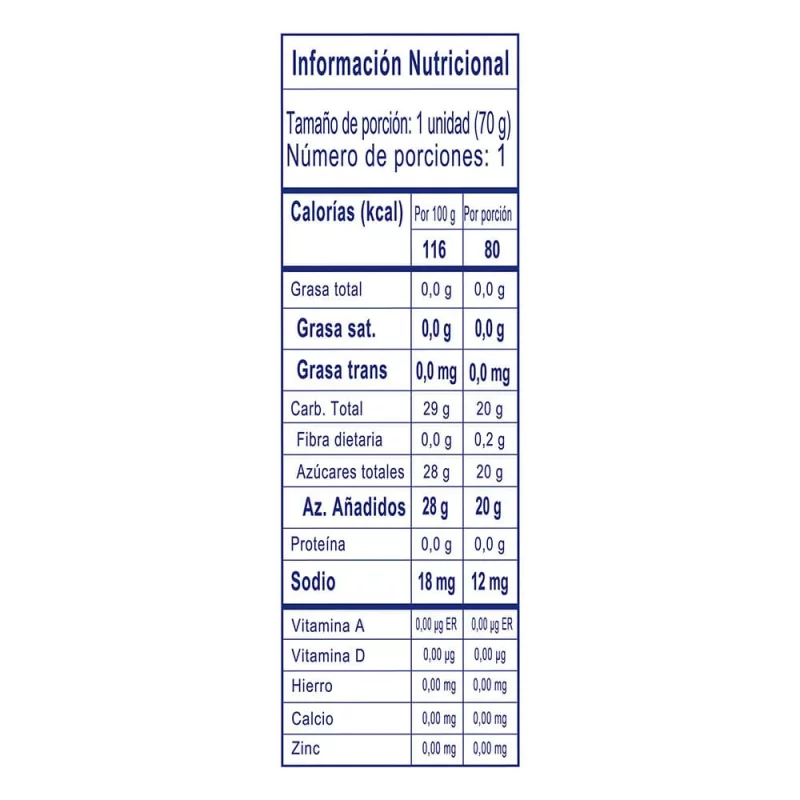 Paleta Colombina Chupileta Lengua Fresa x 70 g
