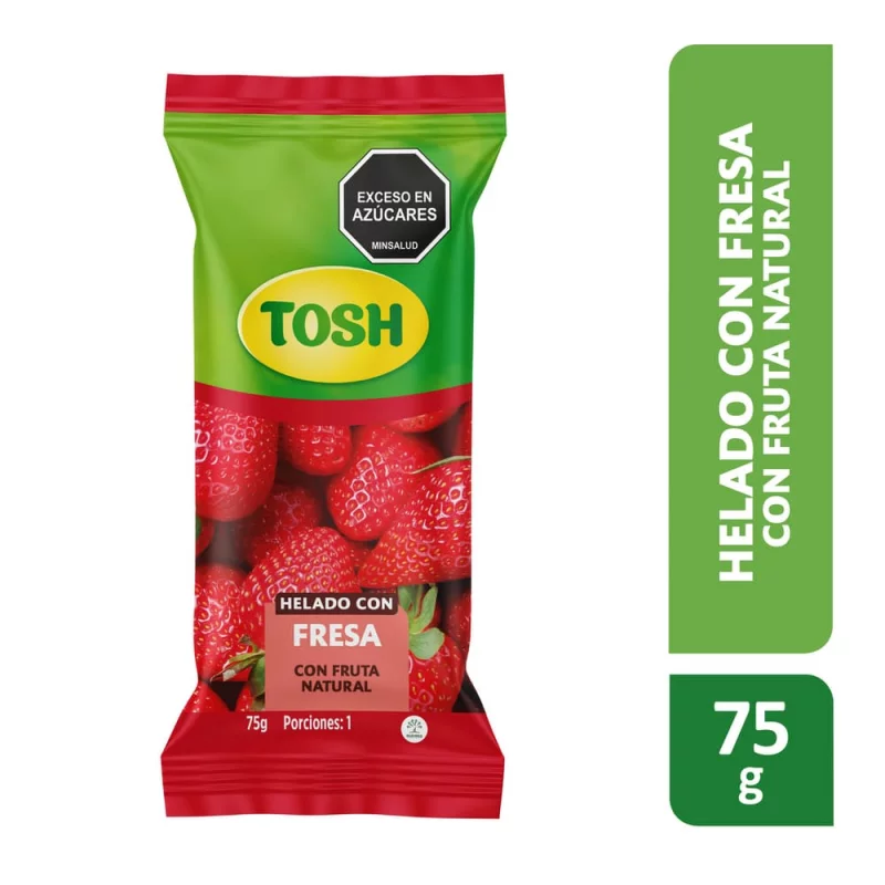 Paleta Tosh x 75 g Fresa