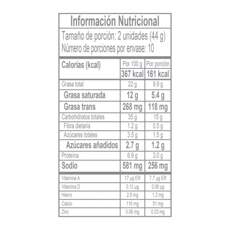 Palitos Zenu De Queso x 440 g