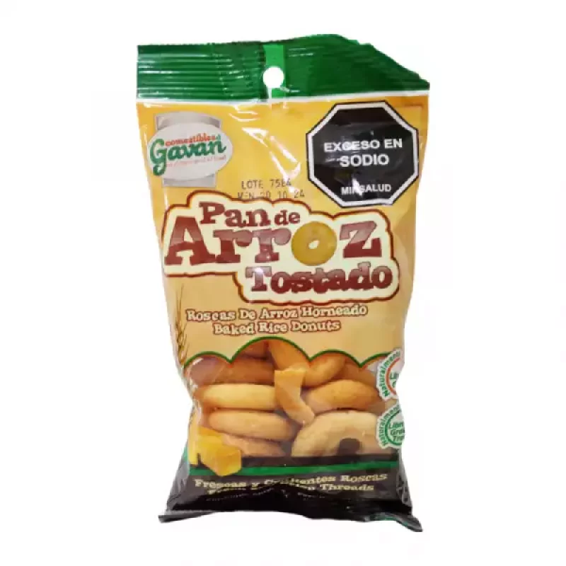 Pan De Arroz Gavan Minis x 65 g