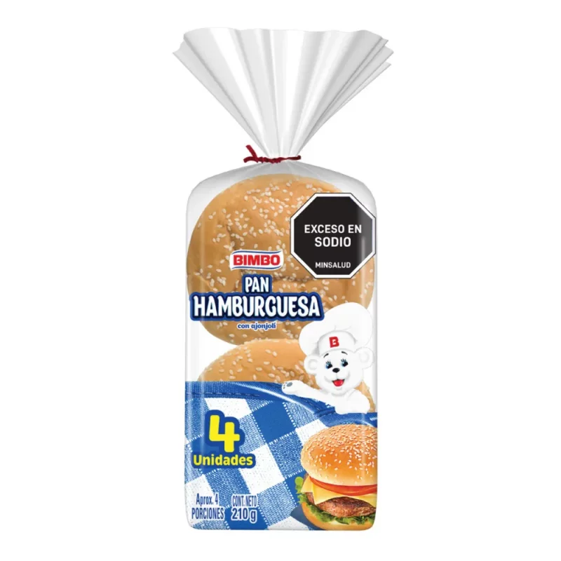 Pan Hamburguesa Bimbo X 4 und 210 g