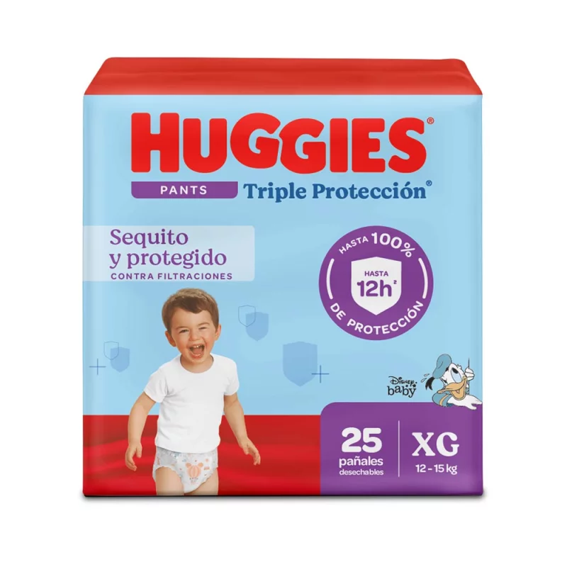 Panal Huggies Pants Triple Proteccion Etapa 4 XXG x 25 und