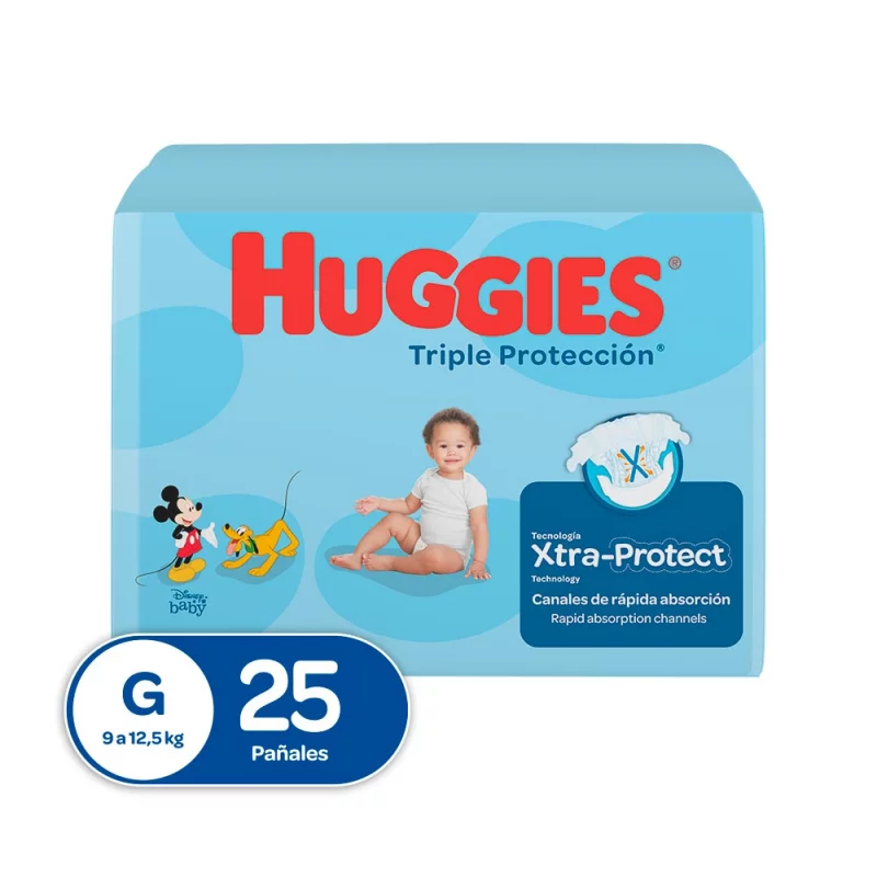 Panal Huggies Triple Proteccion Etapa 3 G  x 25 und