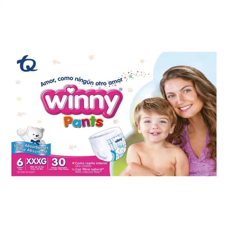 Pañal Winny Pants Etapa 6 x 30 und