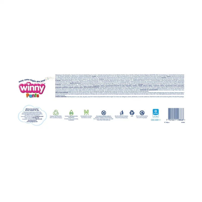 Pañal Winny Pants Etapa 6 x 30 und