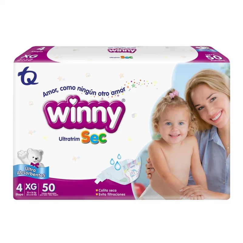 Pañal Winny Ultratrim Sec Etapa 4 - 50 und