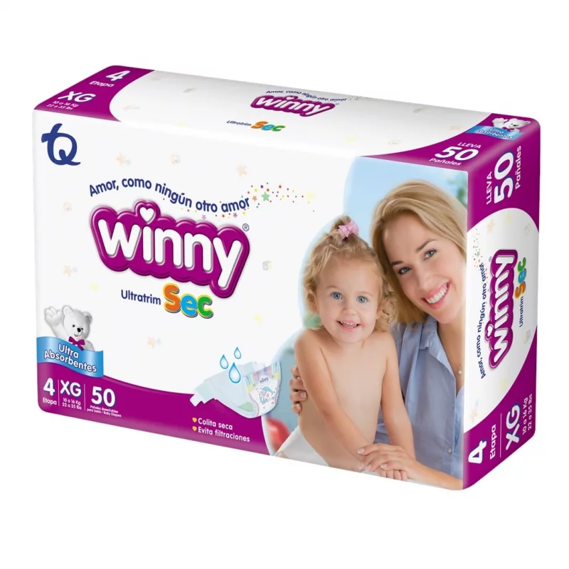 Pañal Winny Ultratrim Sec Etapa 4 - 50 und