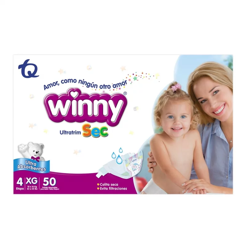 Pañal Winny Ultratrim Sec Etapa 4 - 50 und
