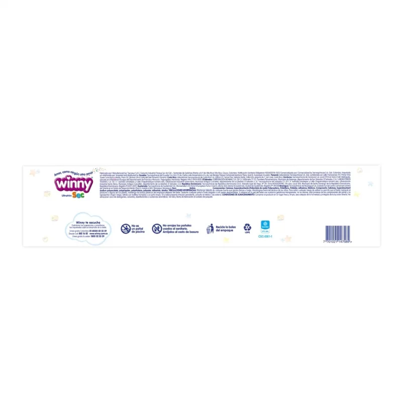 Pañal Winny Ultratrim Sec Etapa 4 - 50 und