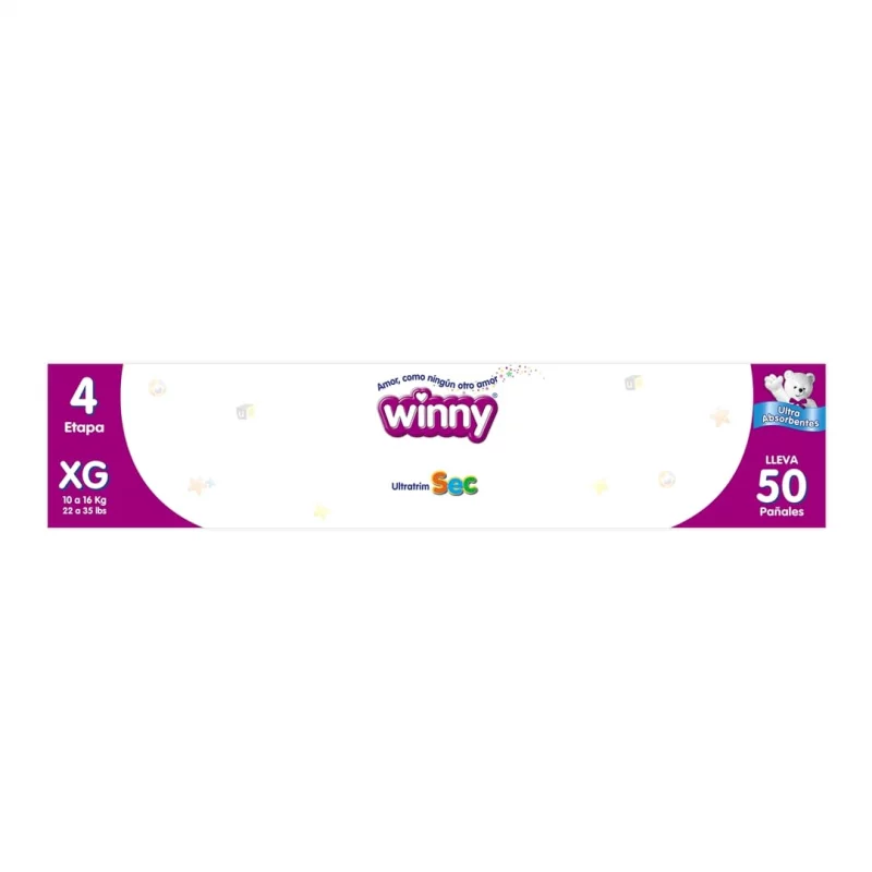 Pañal Winny Ultratrim Sec Etapa 4 - 50 und
