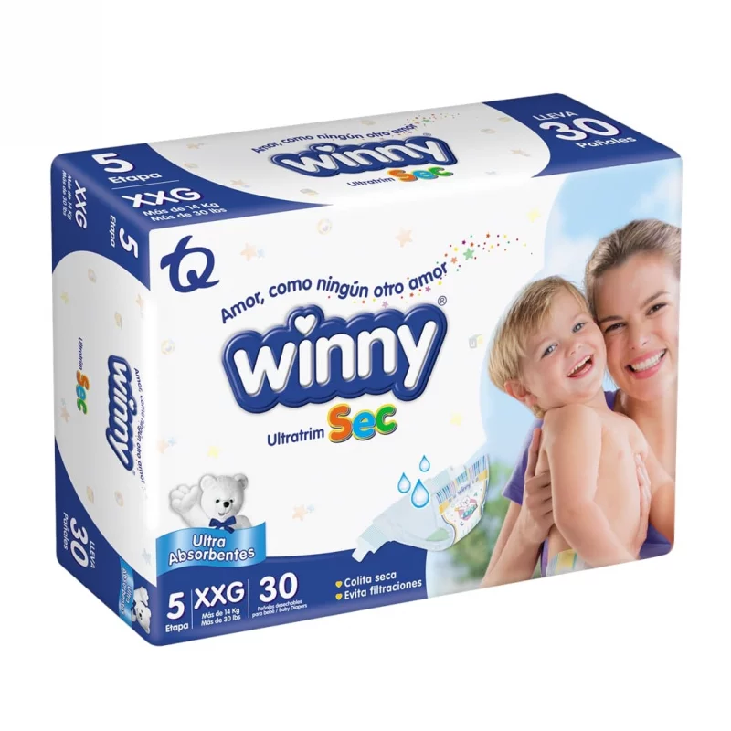 Pañal Winny Ultratrim Sec Etapa 5 - 30 und
