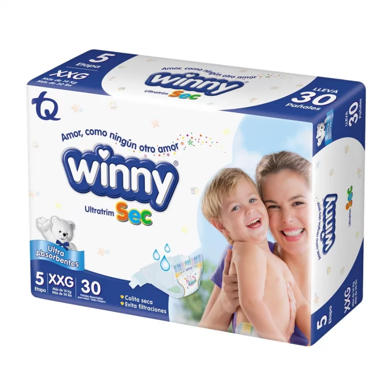 Pañal Winny Ultratrim Sec Etapa 5 - 30 und