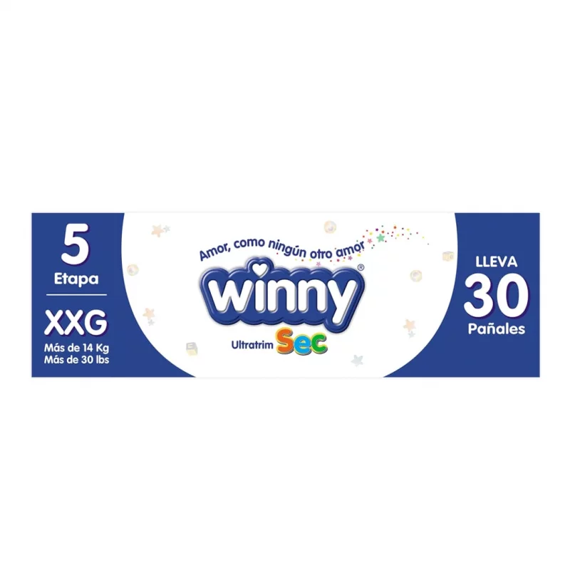 Pañal Winny Ultratrim Sec Etapa 5 - 30 und