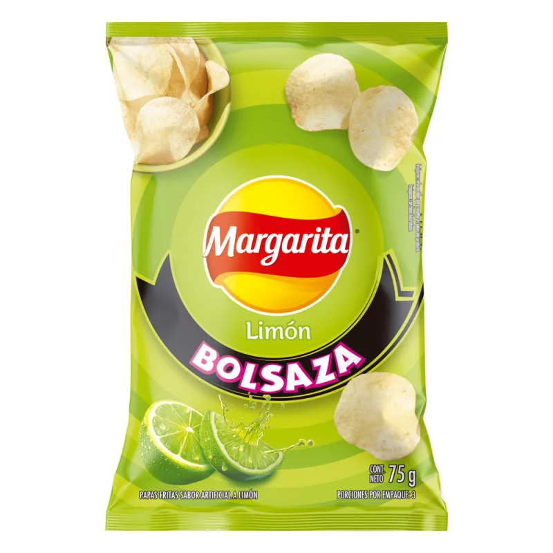 Papa Margarita Bolsaza Limon x 75 g