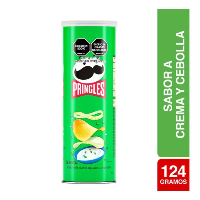Papas Pringles Crema Cebolla 124 g