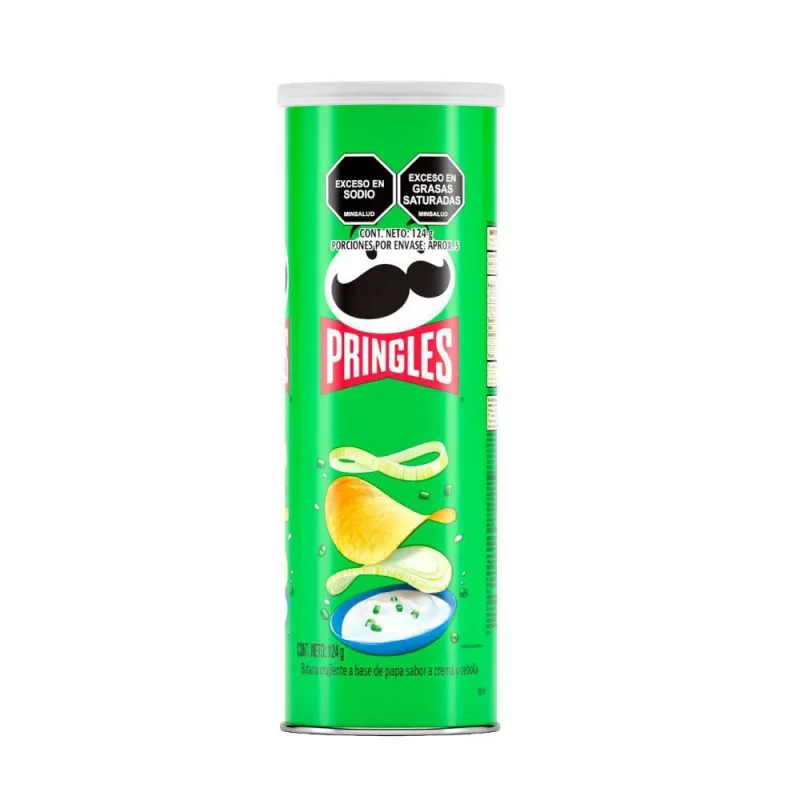 Papas Pringles Crema Cebolla 124 g
