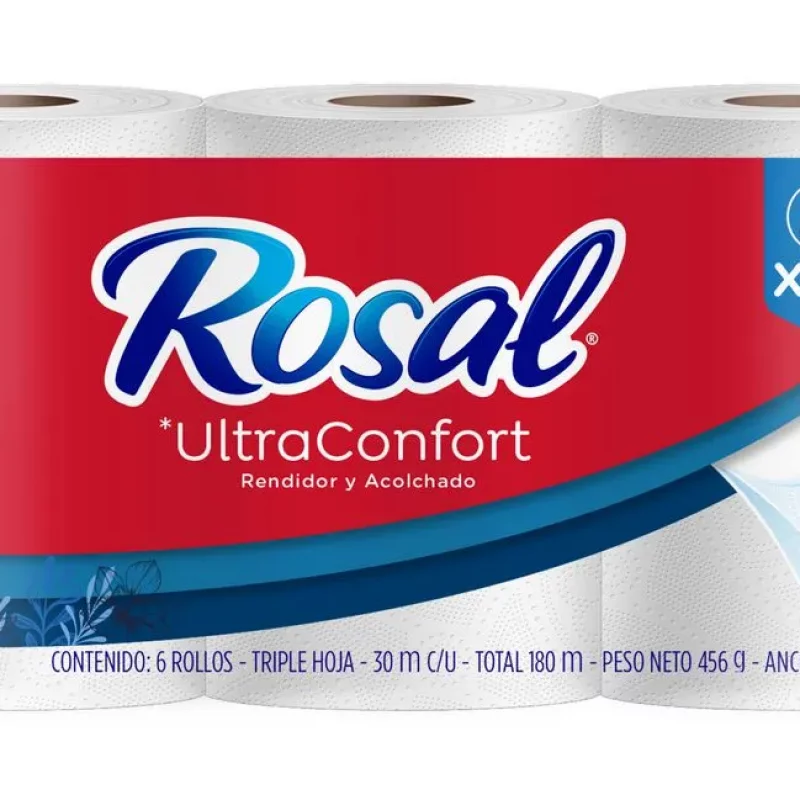 Papel Higiénico Rosal XXG x 6 rollos 180 m