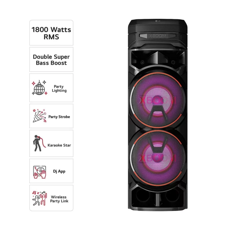 Parlante LG 1800 W RMS XBOOM RNC9