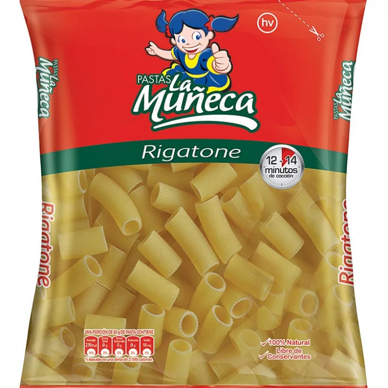 Pasta La Muñeca Rigatone 250 g