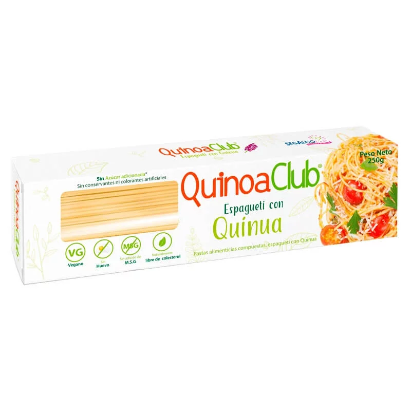 Pasta Quinoa Club 250 g Spaguetti Caja