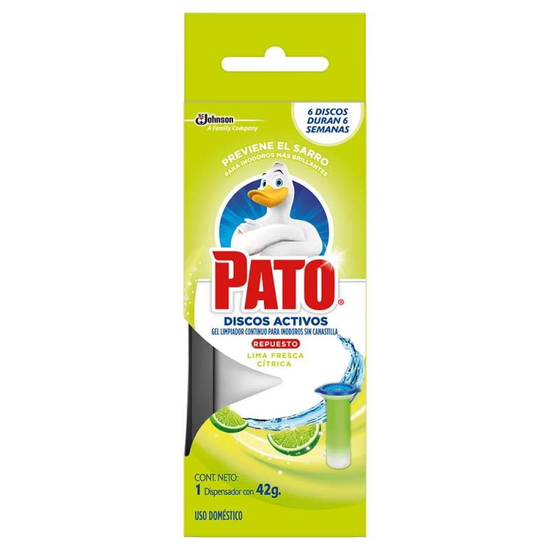 Pato Discos activos inodoros aroma lima recambio Pato 1 ud