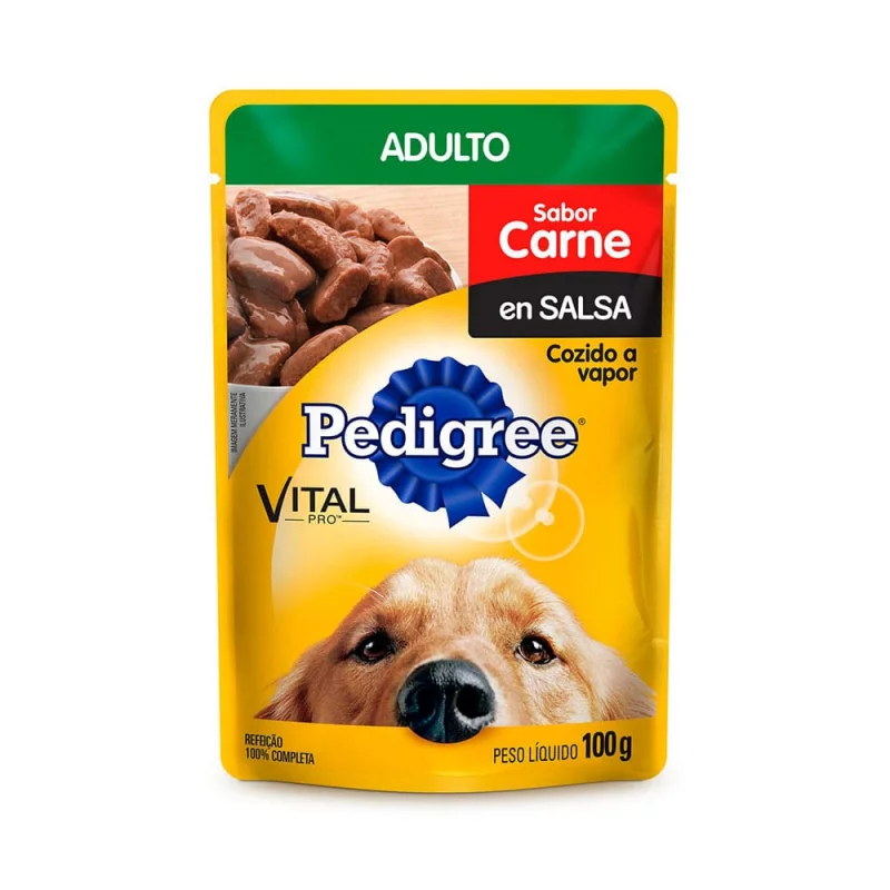 Pedigree Pouch Adulto x 100 g Carne Raza Grande