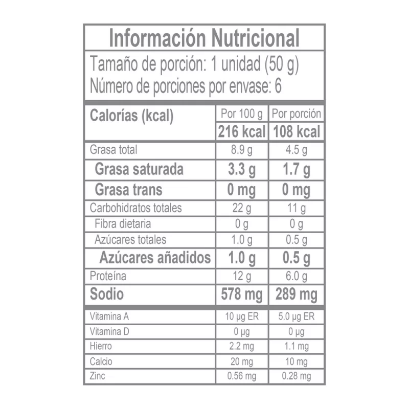 Pinchos De Pollo Zenu x 6 und x 300 g Apanado