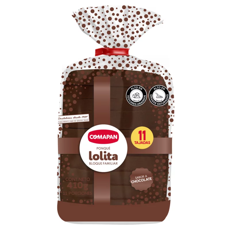 Ponqué Comapan Chocolate 410 g