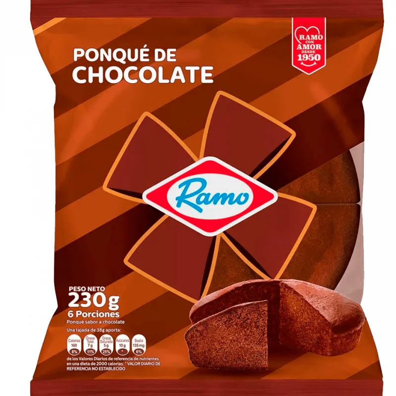Ponqué Ramo Chocolate 230 g