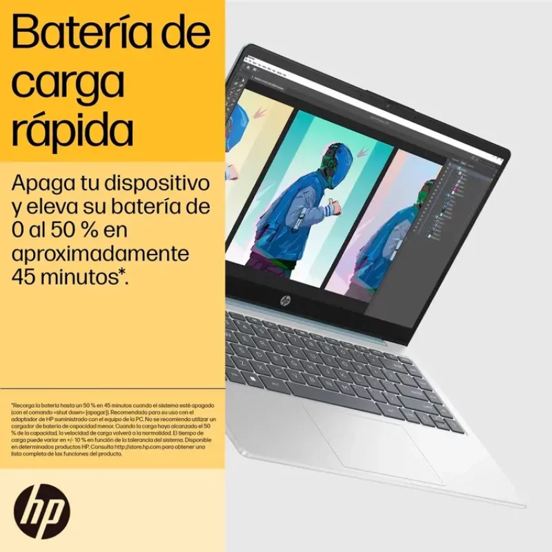 Portatil Hp Ryz5 512 GB 16 GB Ram 14 Pulgadas FHD W11 Blue