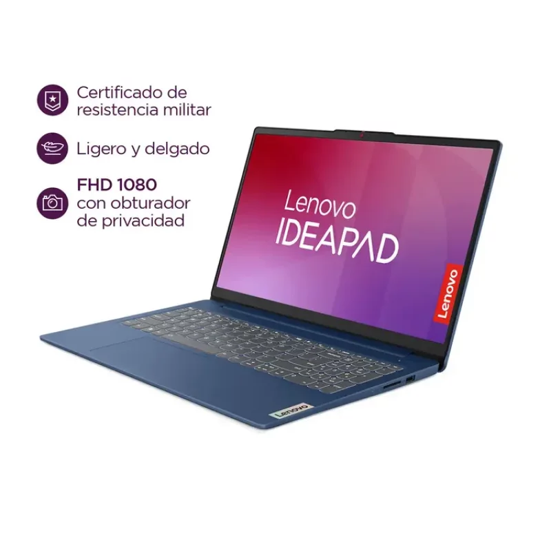 Portatil Lenovo Slim Ryz7 512GB 16GB 15.6 Pulgadas Azul