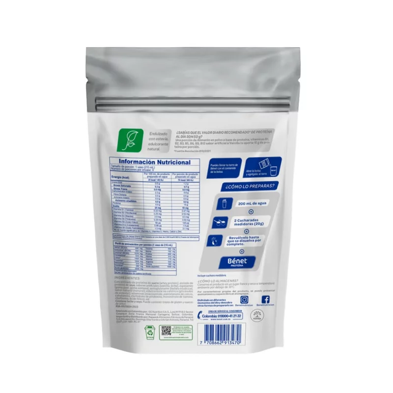 Proteina Benet Vainilla x 160 g