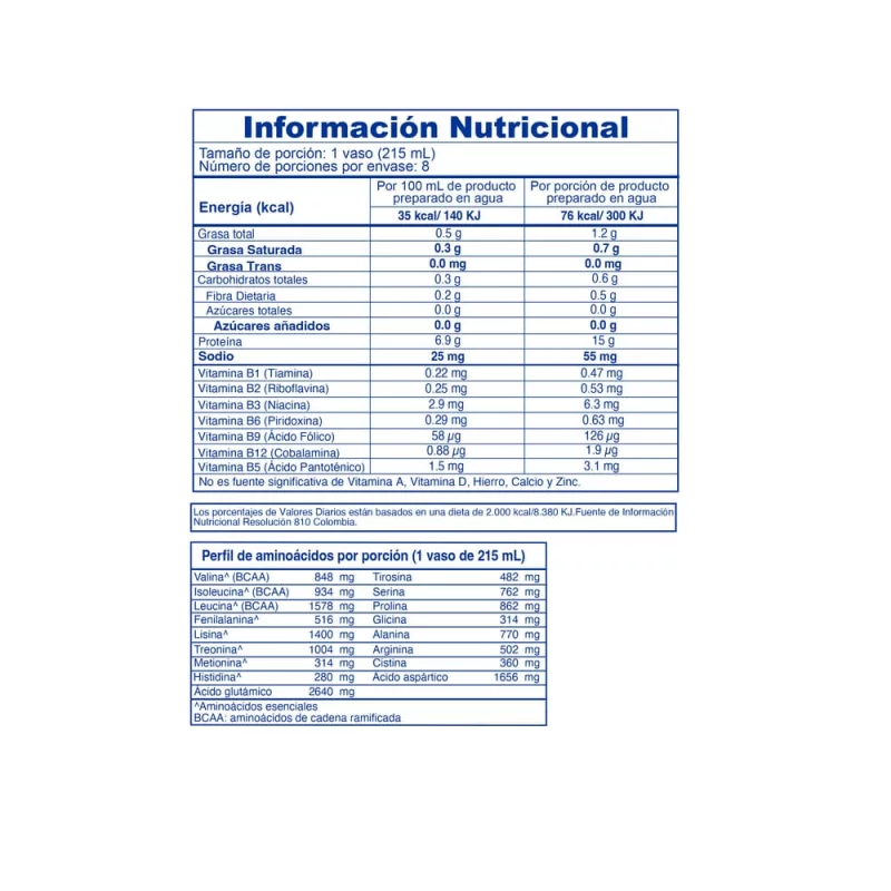Proteina Benet Vainilla x 160 g