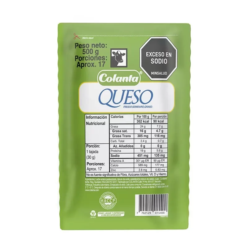 Queso Colanta Blanco 500 g